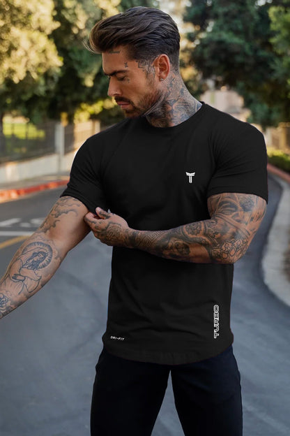 Turbo 'Street-Style' Drop-Shoulder Graphic Dry-Fit Tee