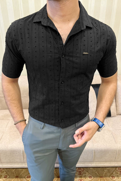 Turbo Puff Clasic Thread Casual Shirt