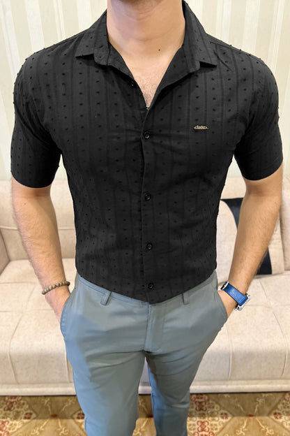 Turbo Puff Clasic Thread Casual Shirt