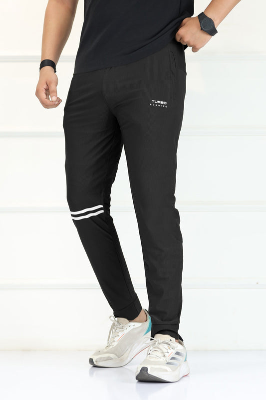Turbo 'The Stride' Division Running Men's Dryfit Trouser In Black