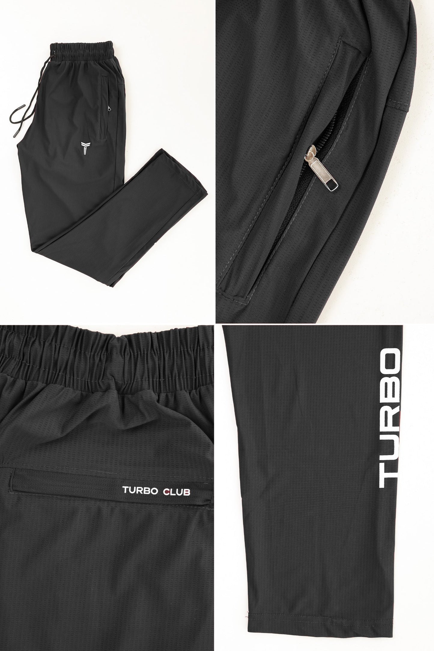 Turbo Active Flow Performance Men's Dryfit Trouser In Black
