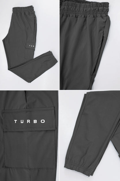 Turbo's Essential Workout Running Men's Dryfit Trouser In Black