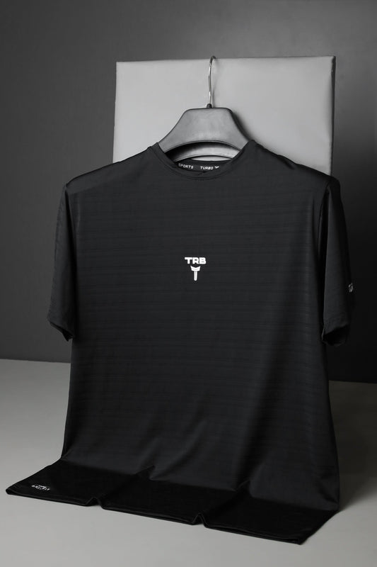 Turbo Run Club Airflow Cool Dry-Fit Tee In Black