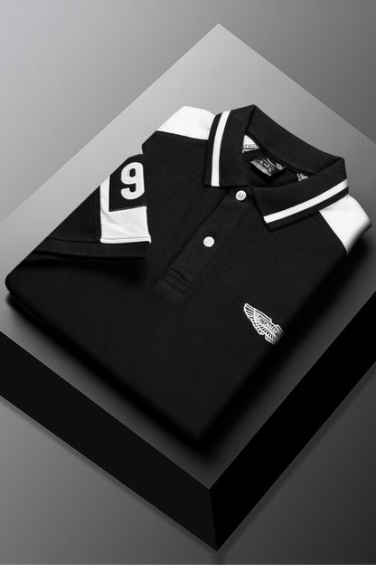Hackt Lndn Astn Martn UltraCore Athletic Men's Polo Shirt In Black