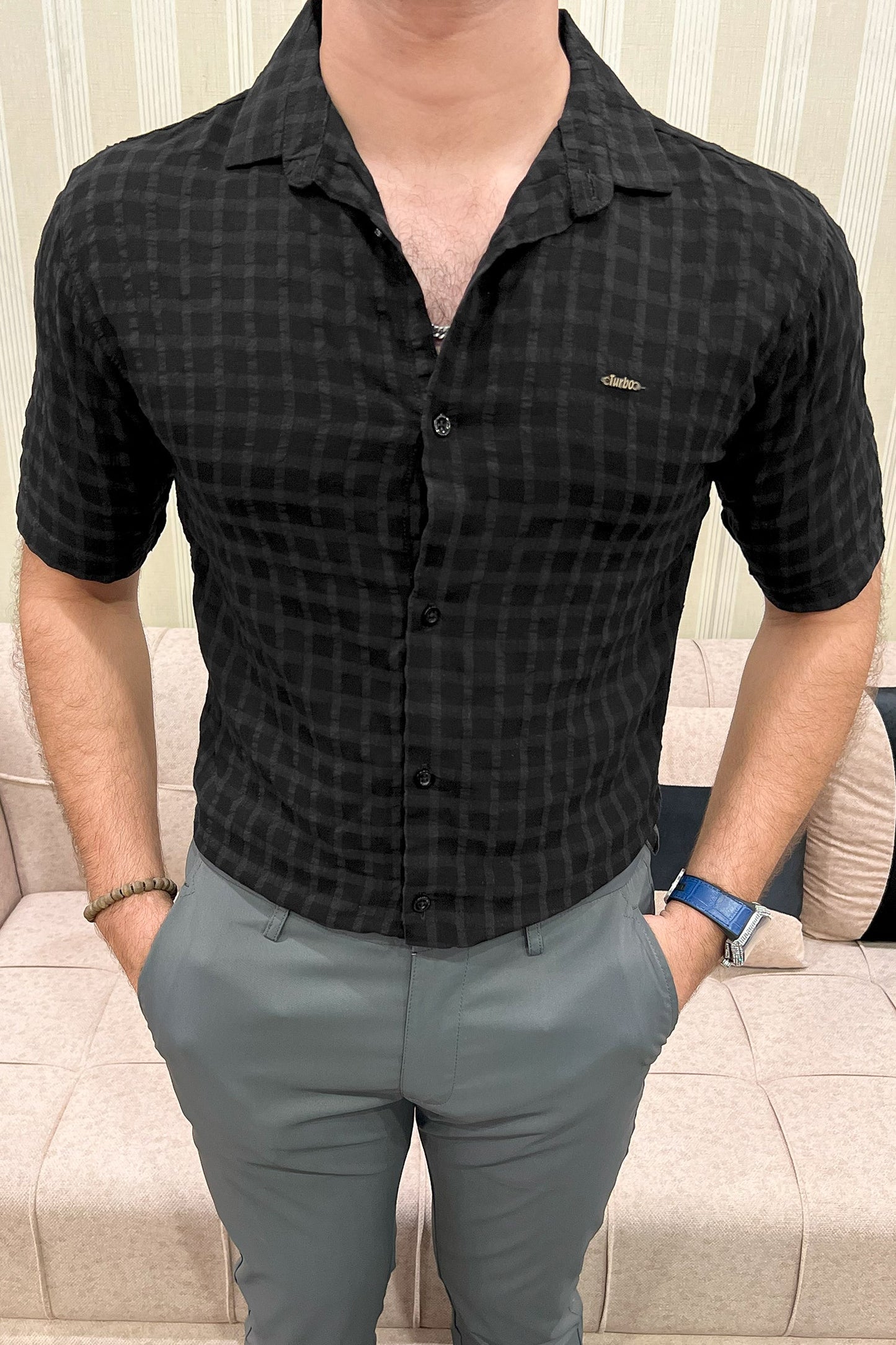 Turbo Premium Lightweight Half Sleeve Casual Shirt