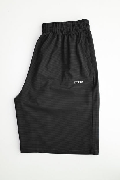 Turbo Trackside Triple Stripe Big Size Dry-Fit Men's Shorts