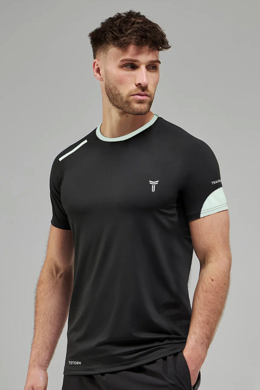 Turbo T-Storm Performance Climalite Dry-Fit Tee In Black