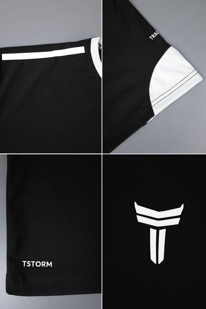 Turbo T-Storm Performance Climalite Dry-Fit Tee In Black