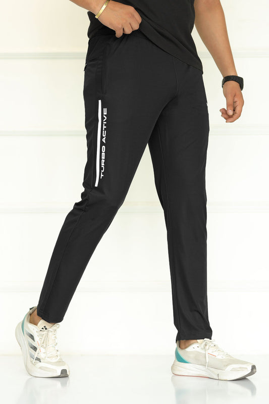 Turbo Victory Club Signature Men's Dryfit Trouser In Black