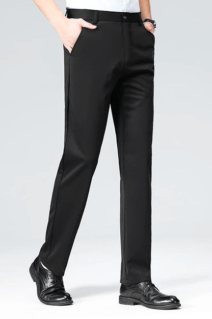 Turbo Axis Intelli-Drape Refined Fit Twil Cotton Pent In Black