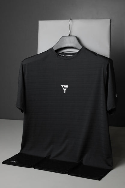 Turbo Run Club Airflow Cool Dry-Fit Tee In Black