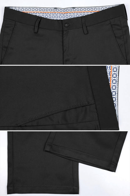 Turbo Apex Precision Weave Executive Fit Cotton Pent In Black