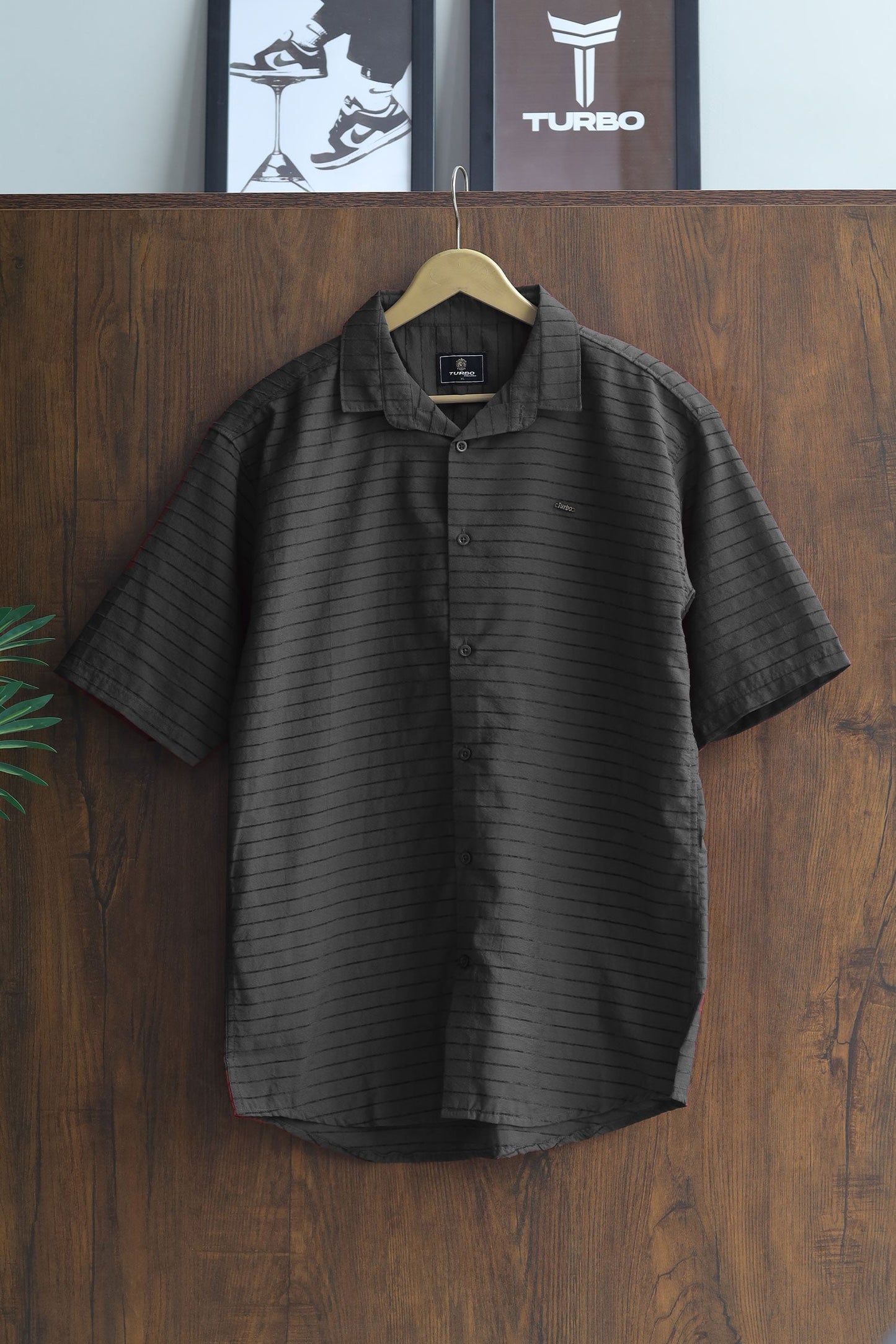Turbo Snitch Striped Casual Shirt