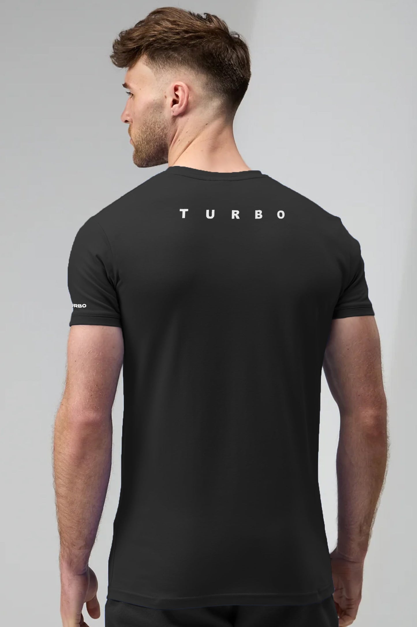 Turbo Multi-Sport Versatile Performance Dry-Fit Tee In Black