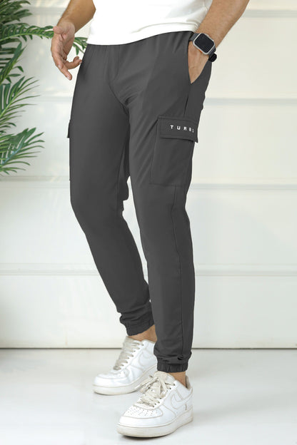 Turbo's Essential Workout Running Men's Dryfit Trouser In Black