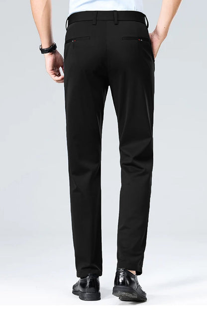 Turbo Axis Intelli-Drape Refined Fit Twil Cotton Pent In Black