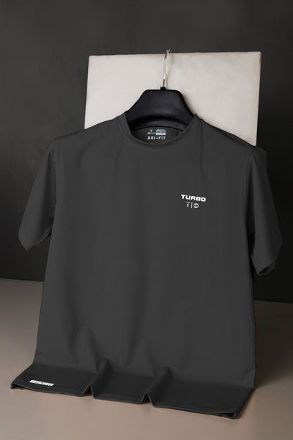 Turbo 'Strength Within' Performance Dry-Fit Tee In Black