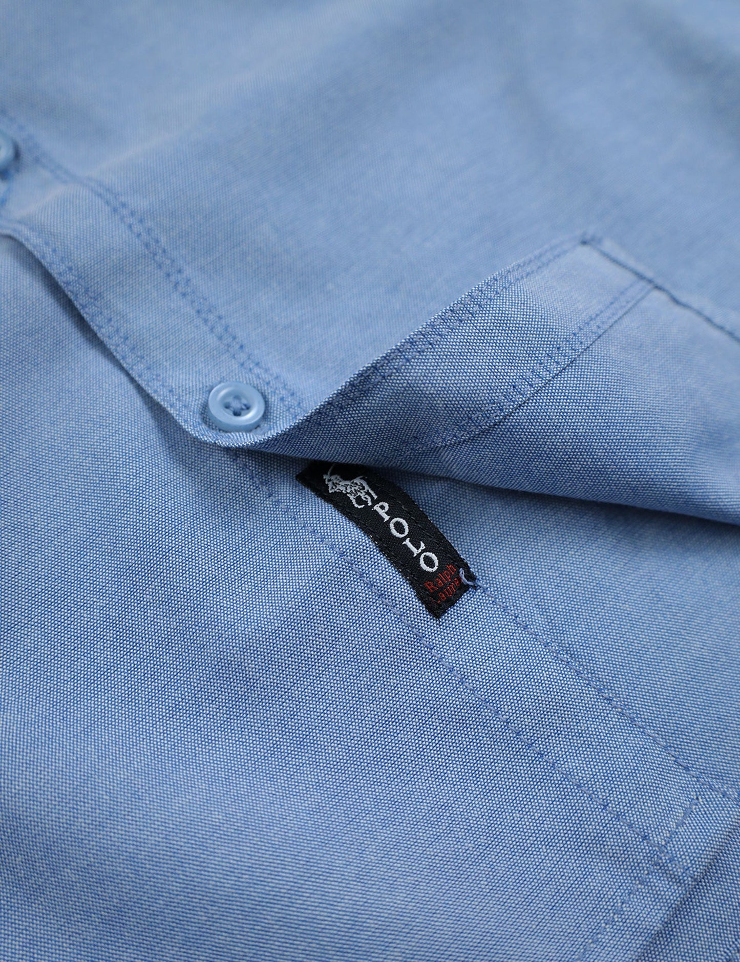 Polo Rph Lren Custom SlimFit Casual Shirt In Blue