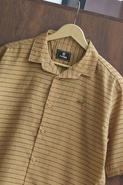 Turbo Snitch Striped Casual Shirt