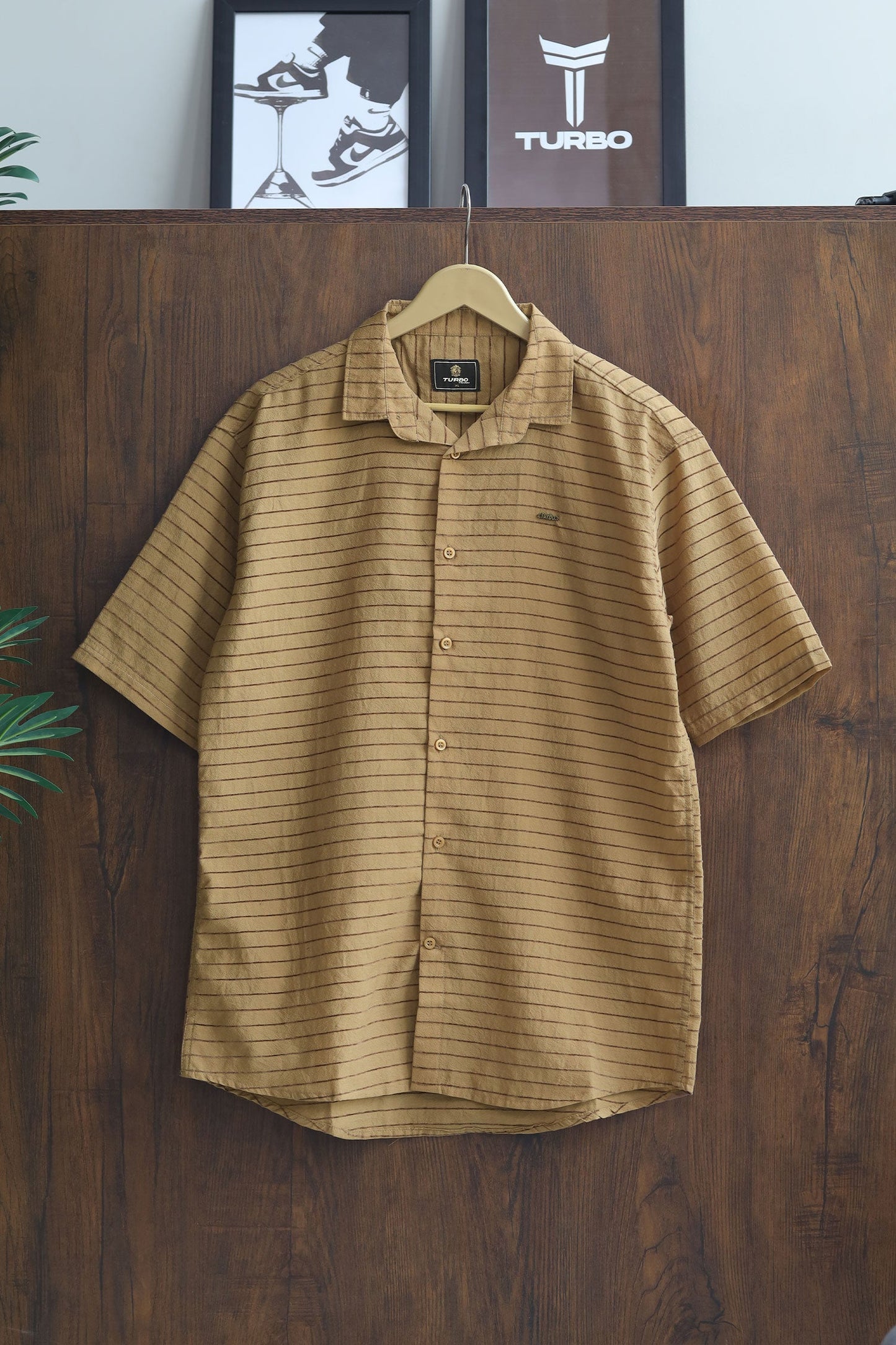 Turbo Snitch Striped Casual Shirt