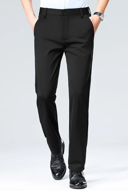 Turbo Axis Intelli-Drape Refined Fit Twil Cotton Pent In Black