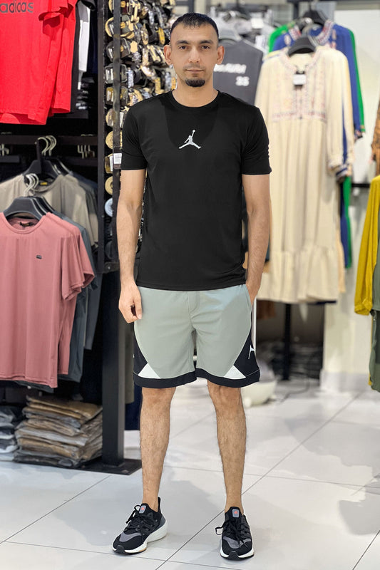 Jrdn Training Contrast Performance Men's Black&Sea Green