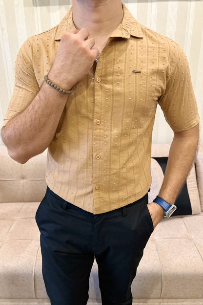 Turbo Puff Clasic Thread Casual Shirt