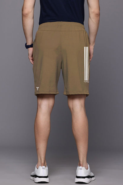 Turbo Trackside Triple Stripe Big Size Dry-Fit Men's Shorts
