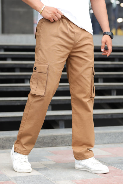 Turbo's 6 Pockets Loose Bottom Cargo Trouser