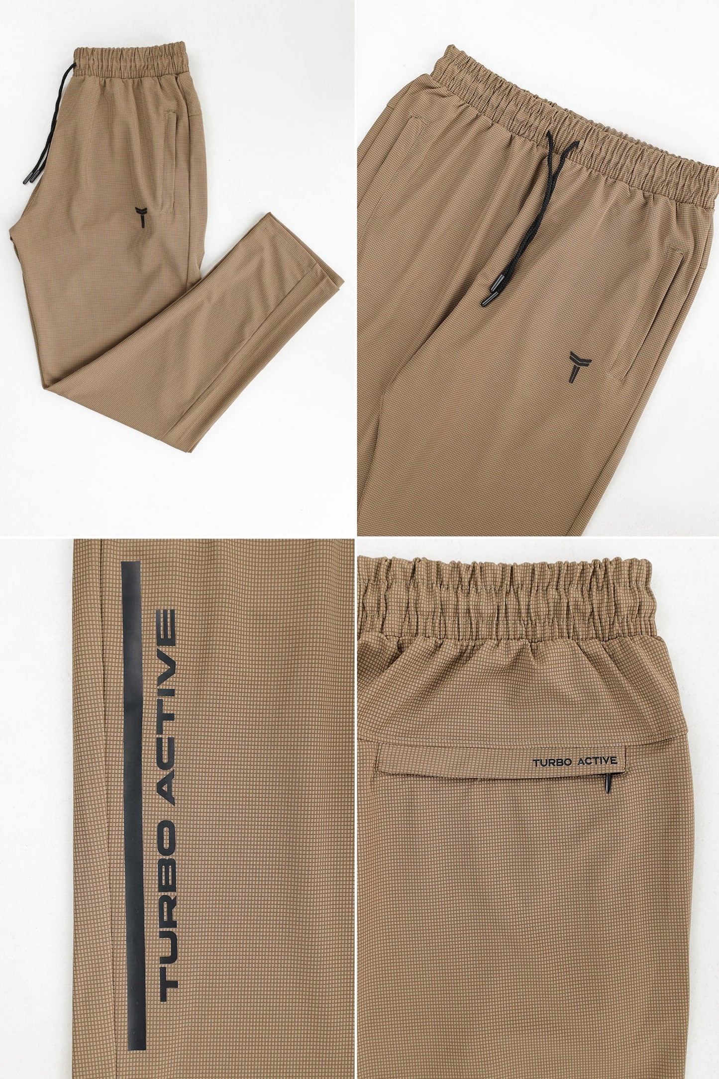 Turbo Victory Club Signature Men's Dryfit Trouser In Camel
