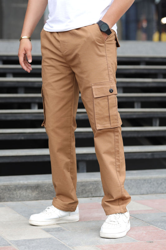 Turbo's 6 Pockets Loose Bottom Cargo Trouser