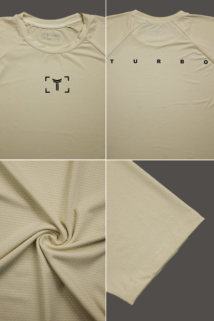 Turbo 'Reticle' Precision Training Mesh Dry-Fit Tee In Creem