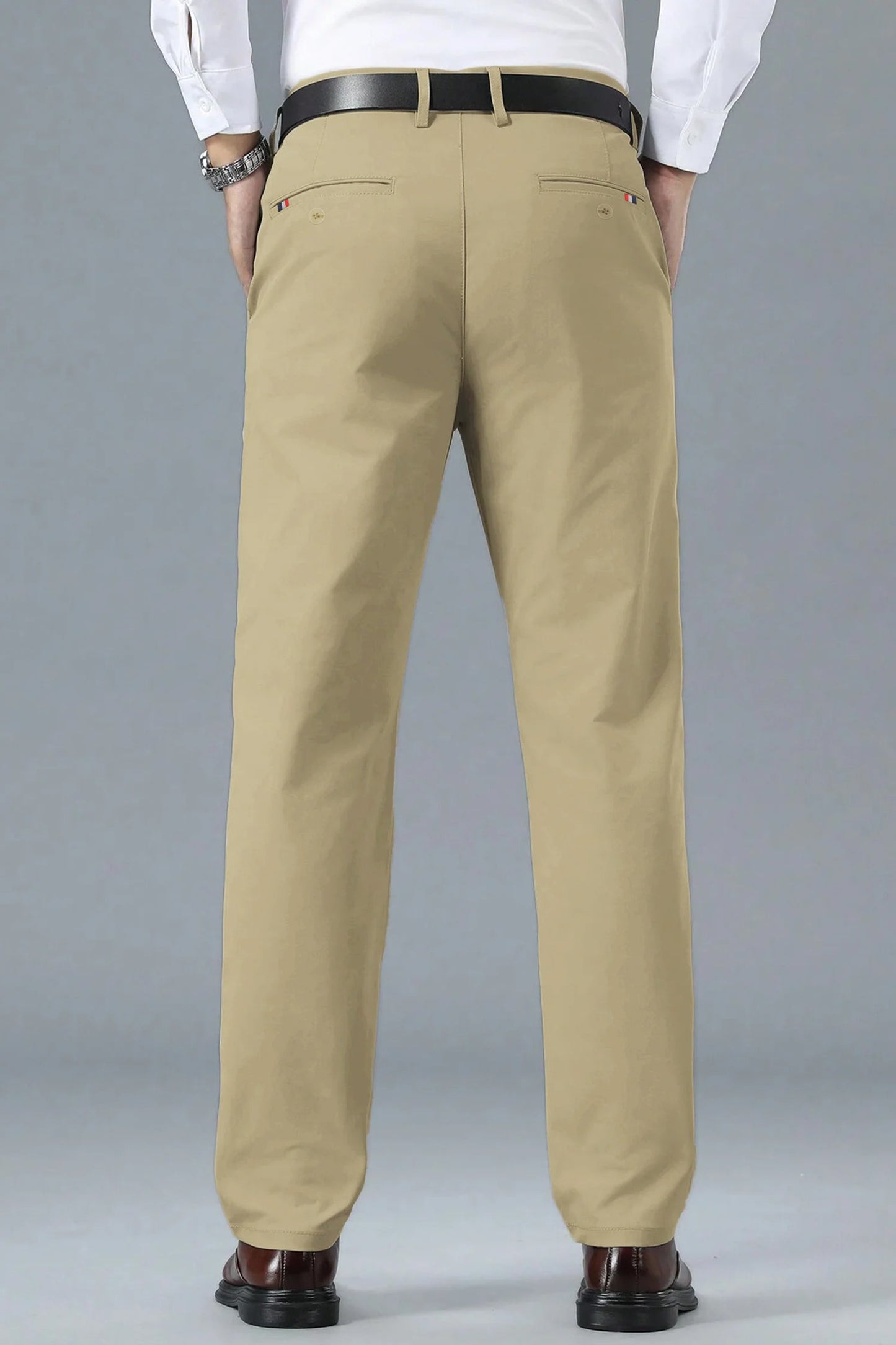 Turbo Apex Precision Weave Executive Fit Cotton Pent In Creem