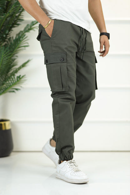 Turbo 6 Pockets Premium Cotton Gabardine Cargo Trouser