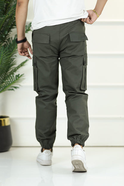 Turbo 6 Pockets Premium Cotton Gabardine Cargo Trouser