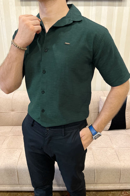 Turbo Textured Relaxed Fit Casual Shirt