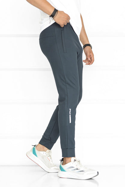 Jrdn 'Flight-Ready' Kinetic Stretch SlimFit Trouser In Dark Grey