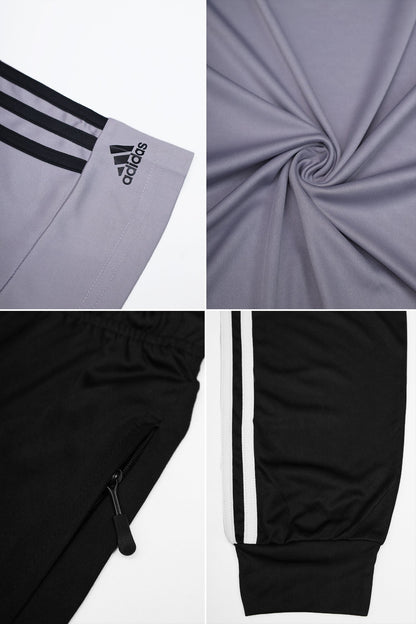 Adds Premium Tri-Line Quick-Dry Tracksuit In Slate Grey