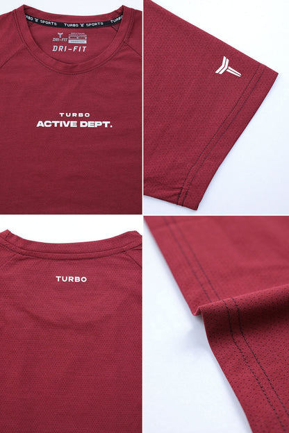 Turbo 'The Active Dept.' Performance Dry-Fit Tee