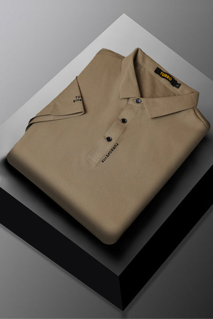 Turbo Elite Seamless Men's Polo Shirt In Dark Skin
