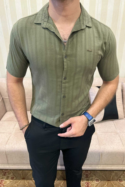 Turbo Endless Cool Embossed Casual Shirt