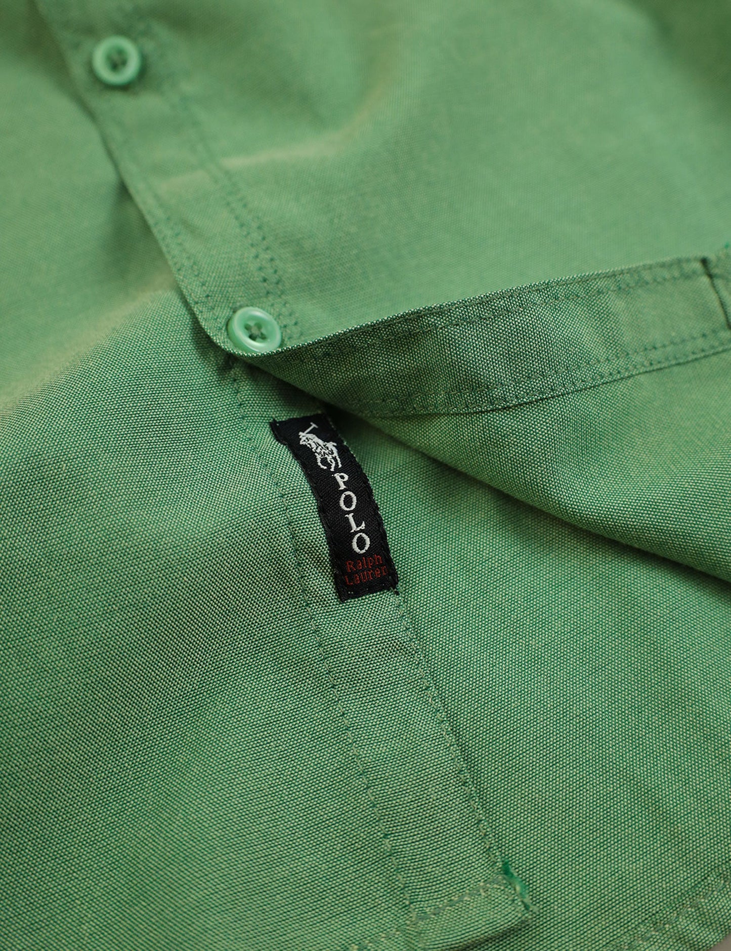 Polo Rph Lren SlimFit Classic Casual Shirt In Parrot Green