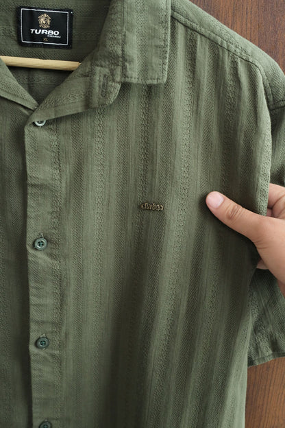 Turbo Endless Cool Embossed Casual Shirt