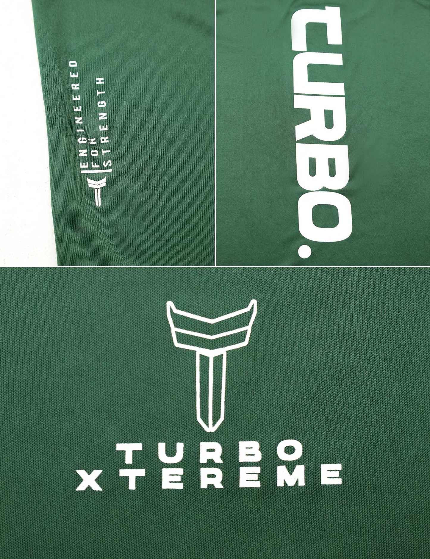 Turbo 'Xtreme Cut' Muscle Performance Men Sando In Green