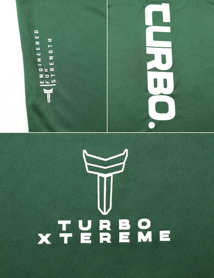 Turbo 'Xtreme Cut' Muscle Performance Men Sando In Green