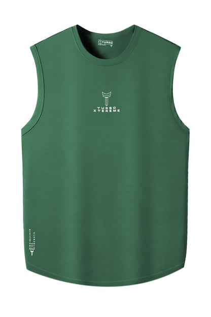 Turbo 'Xtreme Cut' Muscle Performance Men Sando In Green