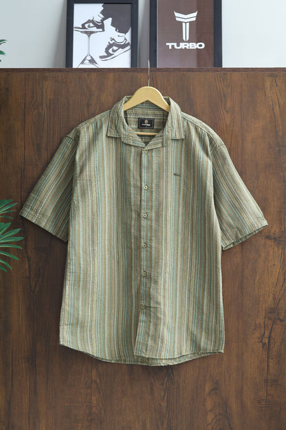 Turbo Spring Edit Textured Casual Shirt