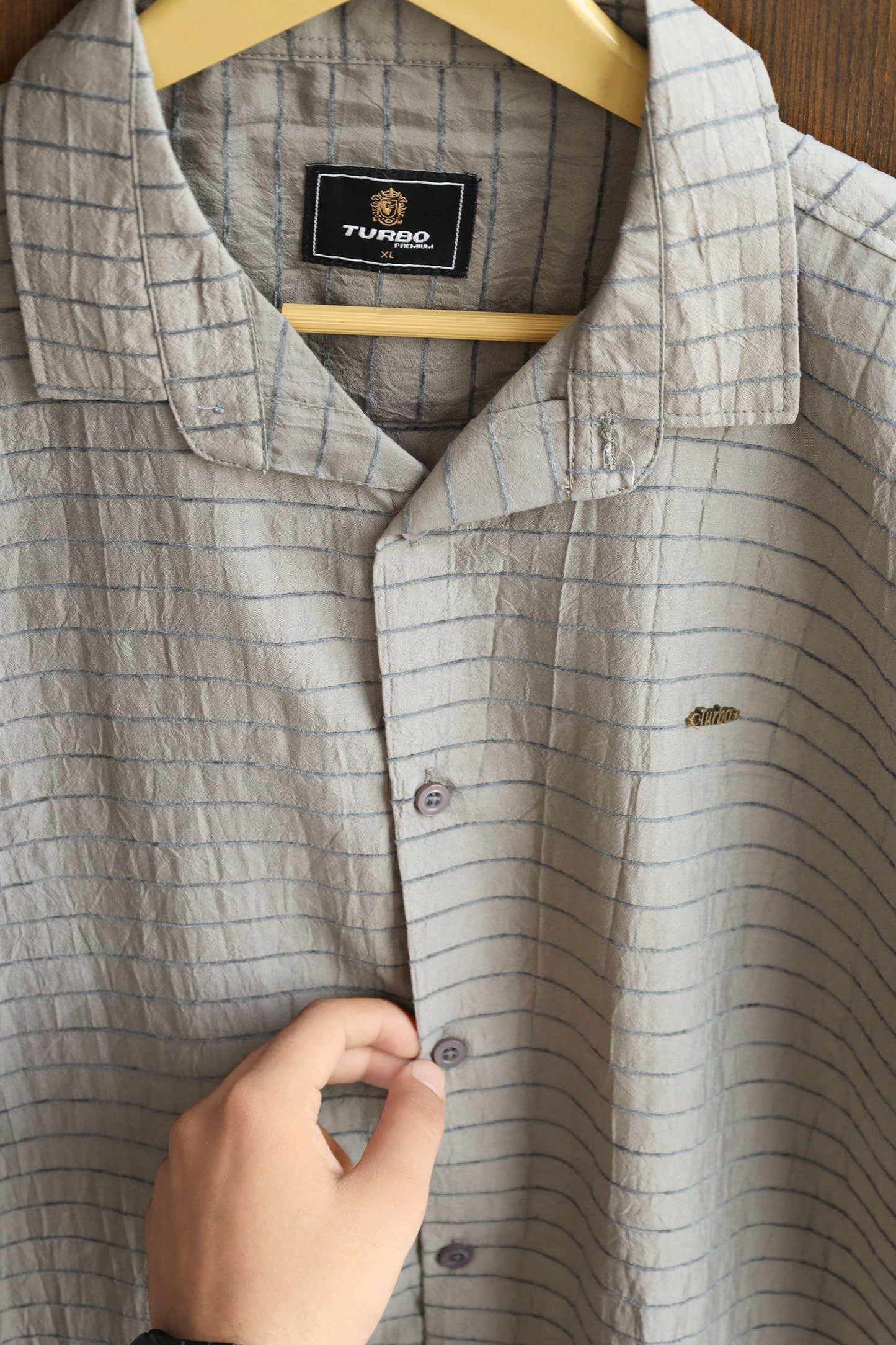 Turbo Snitch Striped Casual Shirt