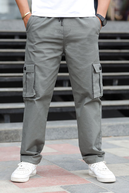 Turbo's 6 Pockets Loose Bottom Cargo Trouser