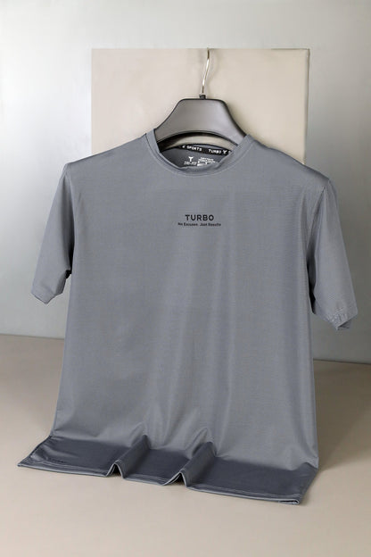 Turbo 'No Excuses' Grid-Tech Performance Dry-Fit Tee